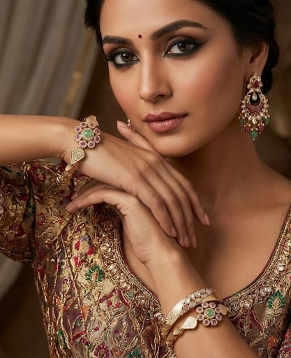 Emerald Ruby Bangles